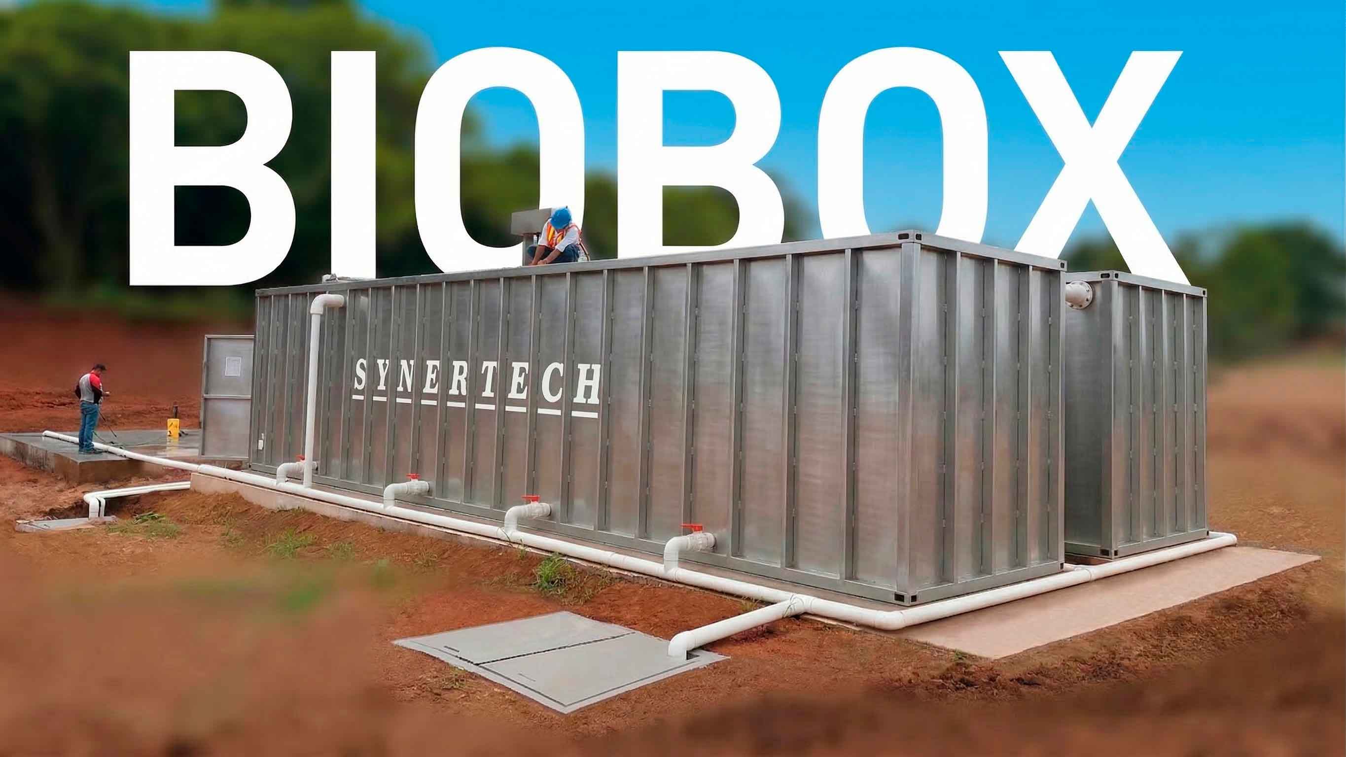 Planta de Tratamiento de Aguas Residuales PTAR BIOBOX para reúso industrial y doméstico