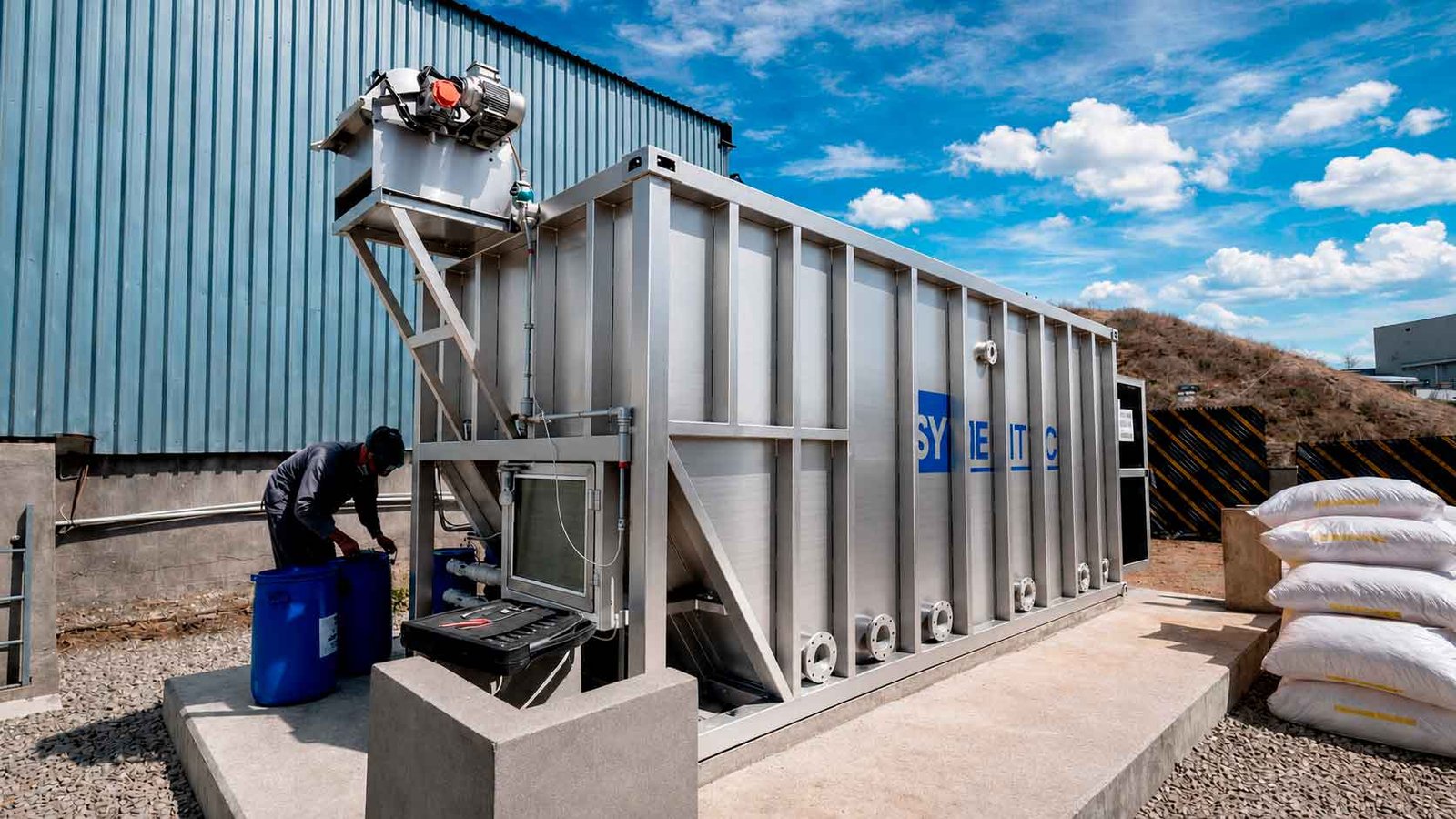 Planta de Tratamiento PTAR Multifamiliar Biopack MBBR y Ultrafiltración | Syner Tech