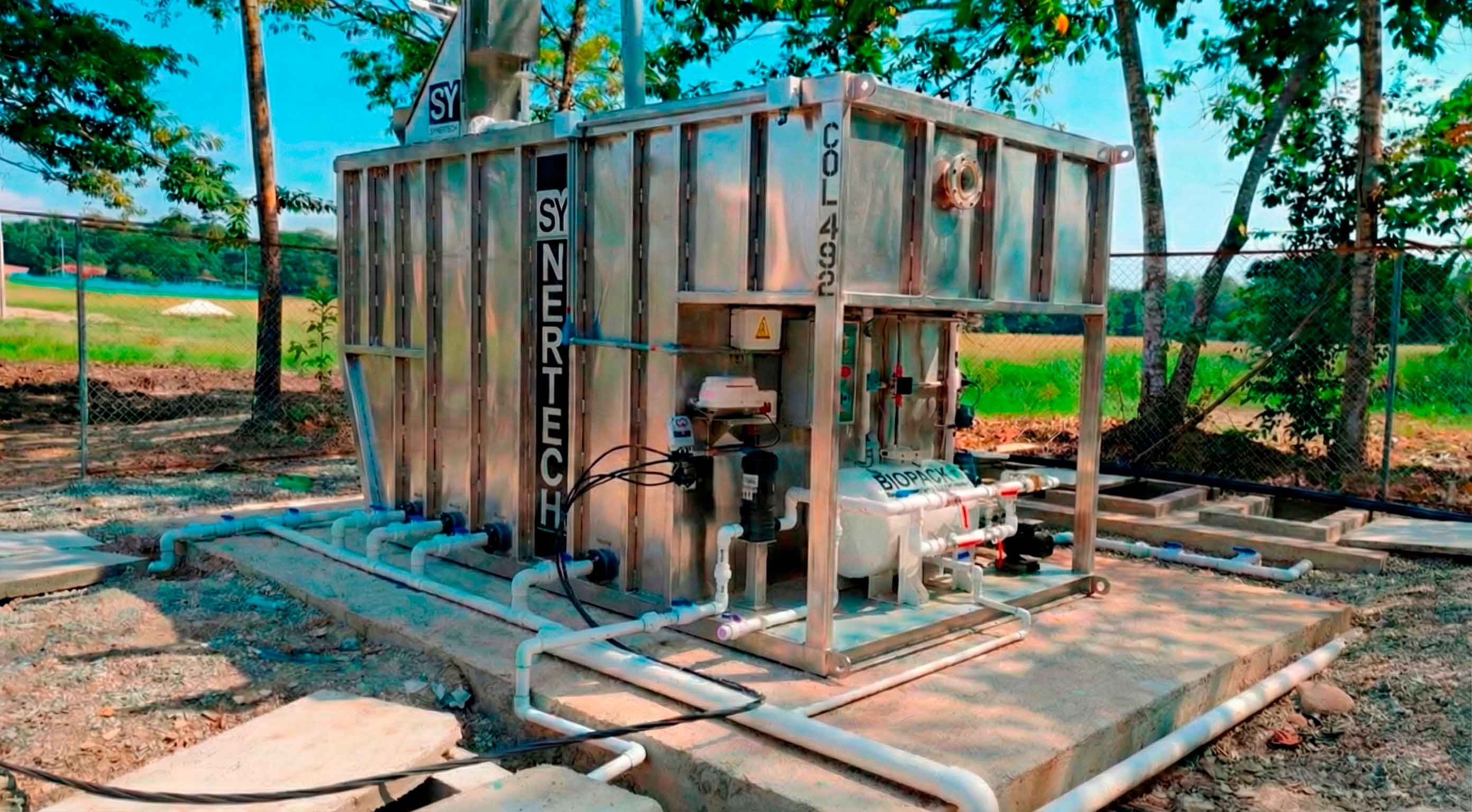 Planta de Tratamiento de Aguas Residuales Unifamiliar Biocube SBR
