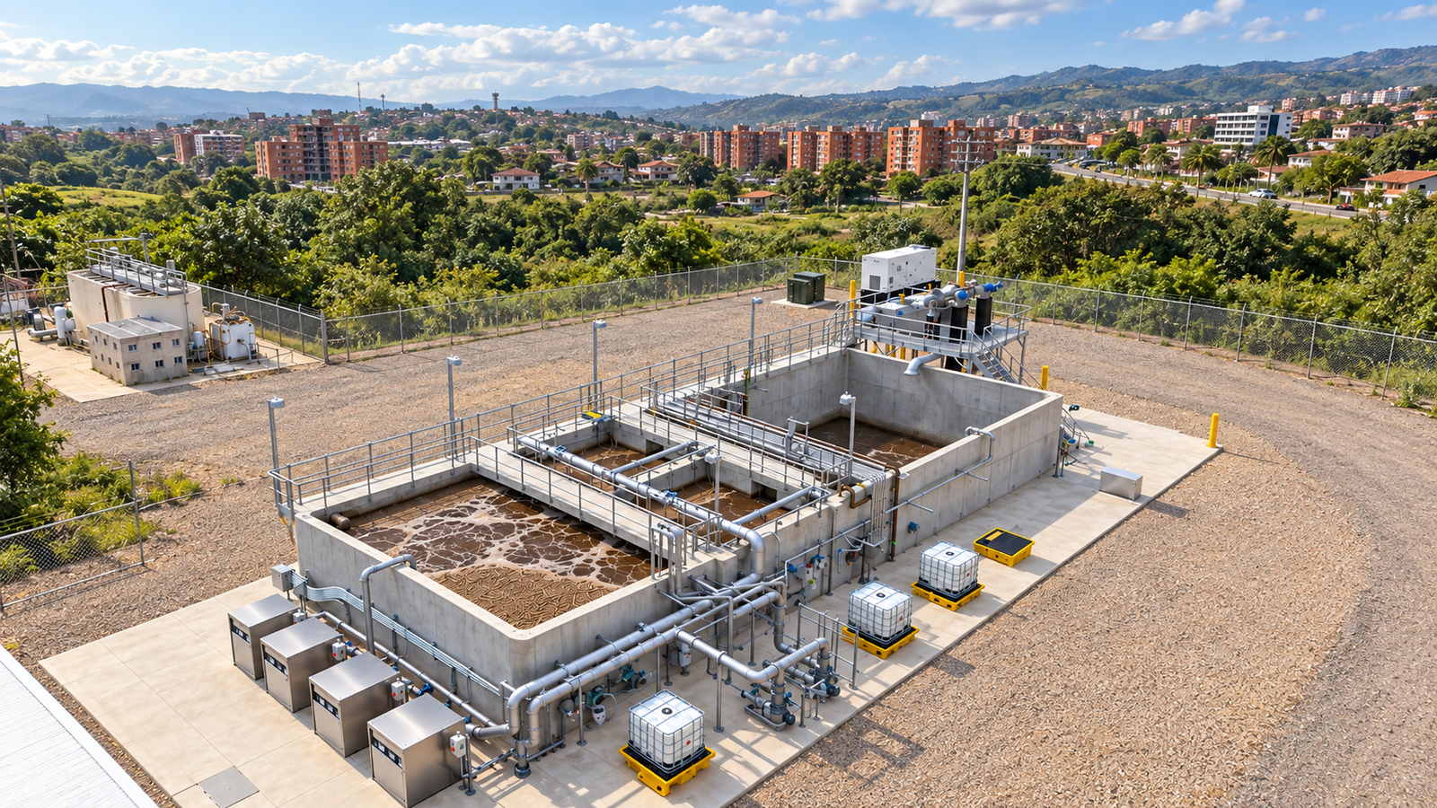 MBR BOX integrada en tanques de concreto