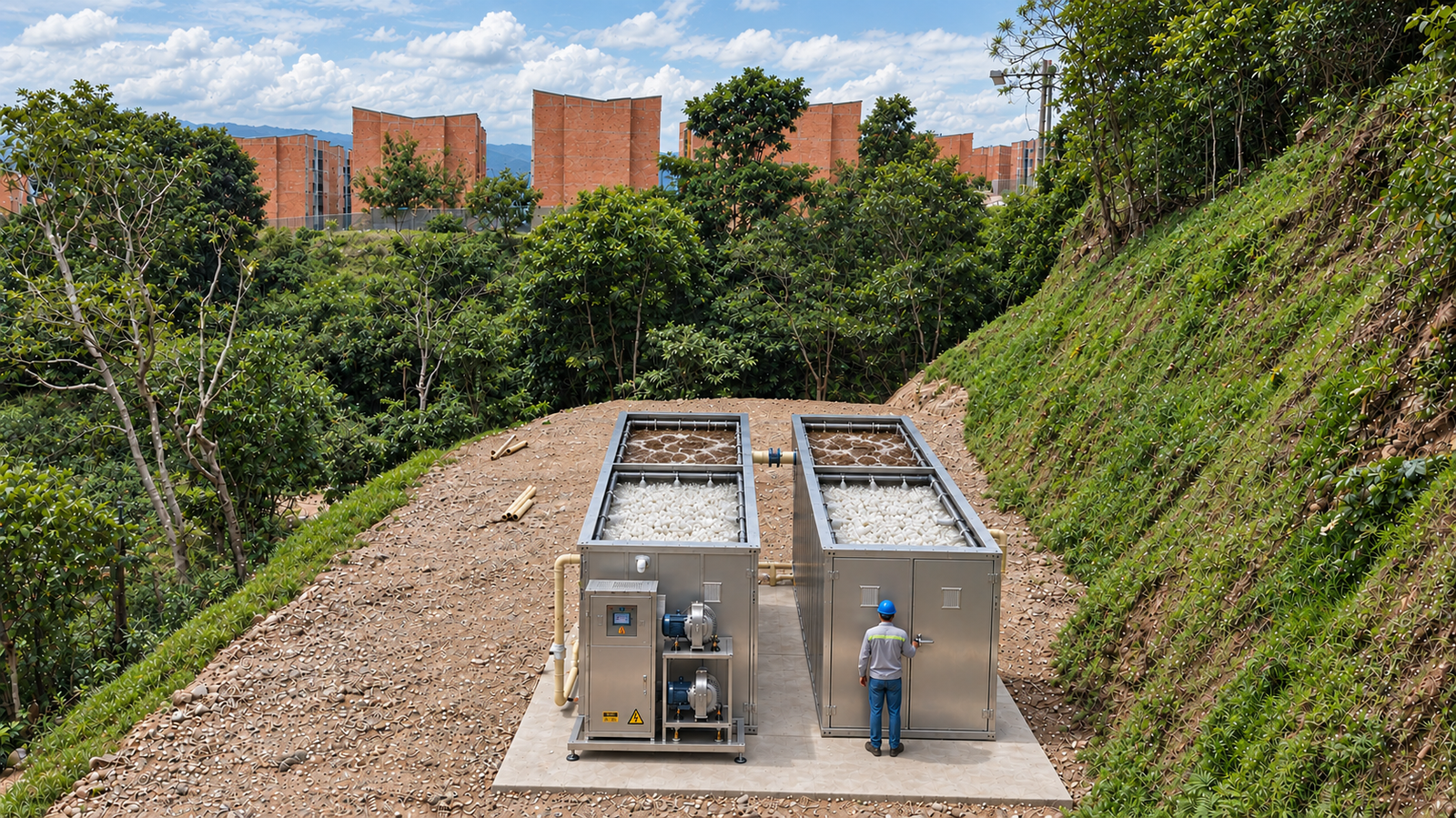 MBR BOX instalada sobre suelo